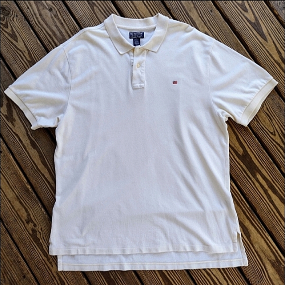 Polo Ralph Lauren - Polo Jeans Company Short Sleeve Beige Polo Shirt XL